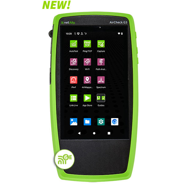NetAlly AirCheck G3E Pro Wireless Network Tester and Surveyor